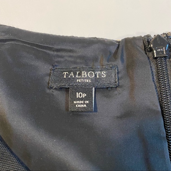 Talbots Black V Neck LBD - Picture 8 of 8